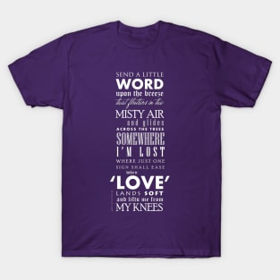 Love Lands Soft - Word Art T-Shirt